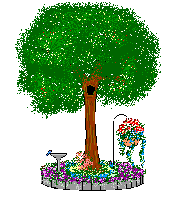 pixelated tree